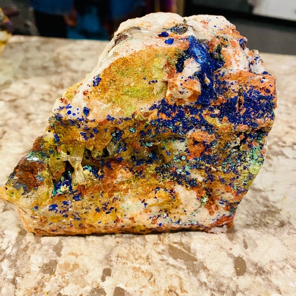 Malachite and azurite raw natural specimens! - Picture 12 of 12